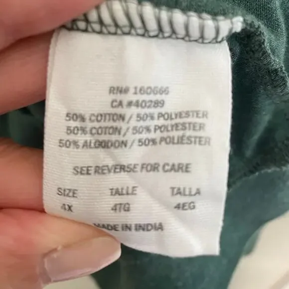 New Era Women’s  Boston Celtics long sleeve hoodie Green size 4X - Picture 6 of 9